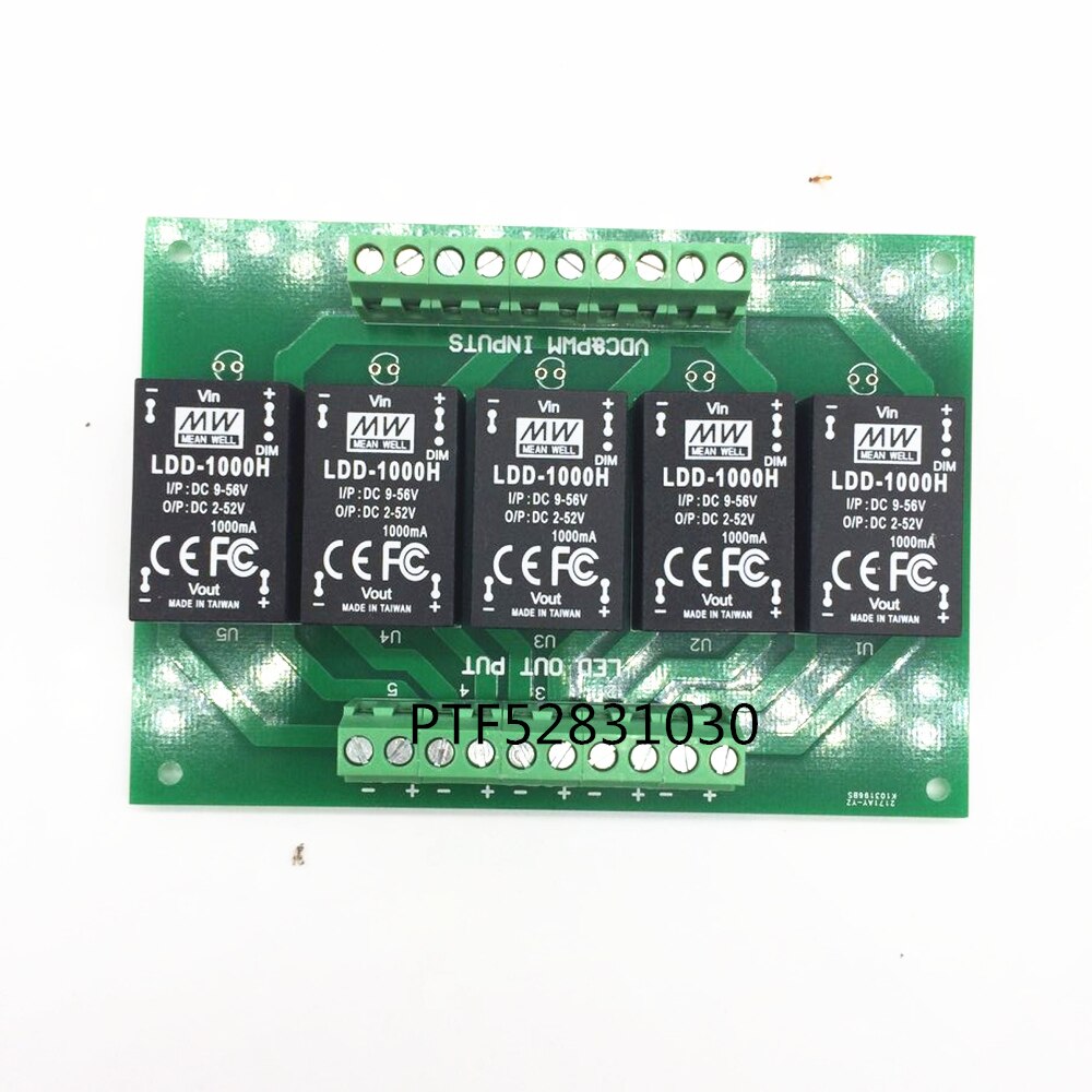Meanwell-정전류 스텝 다운 LED 드라이버 + PCB, 5UP, 350H, 500H, 700H, 1000H, DC - DC